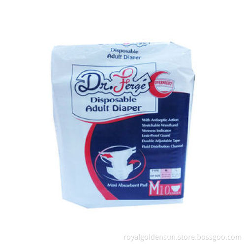 Night use disposable adult diapers with very high absorption